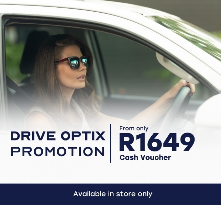 Show details for Drive Optix from Just R1649 extra In-store Voucher Picture of Drive Optix from Just R1649 extra In-store Voucher