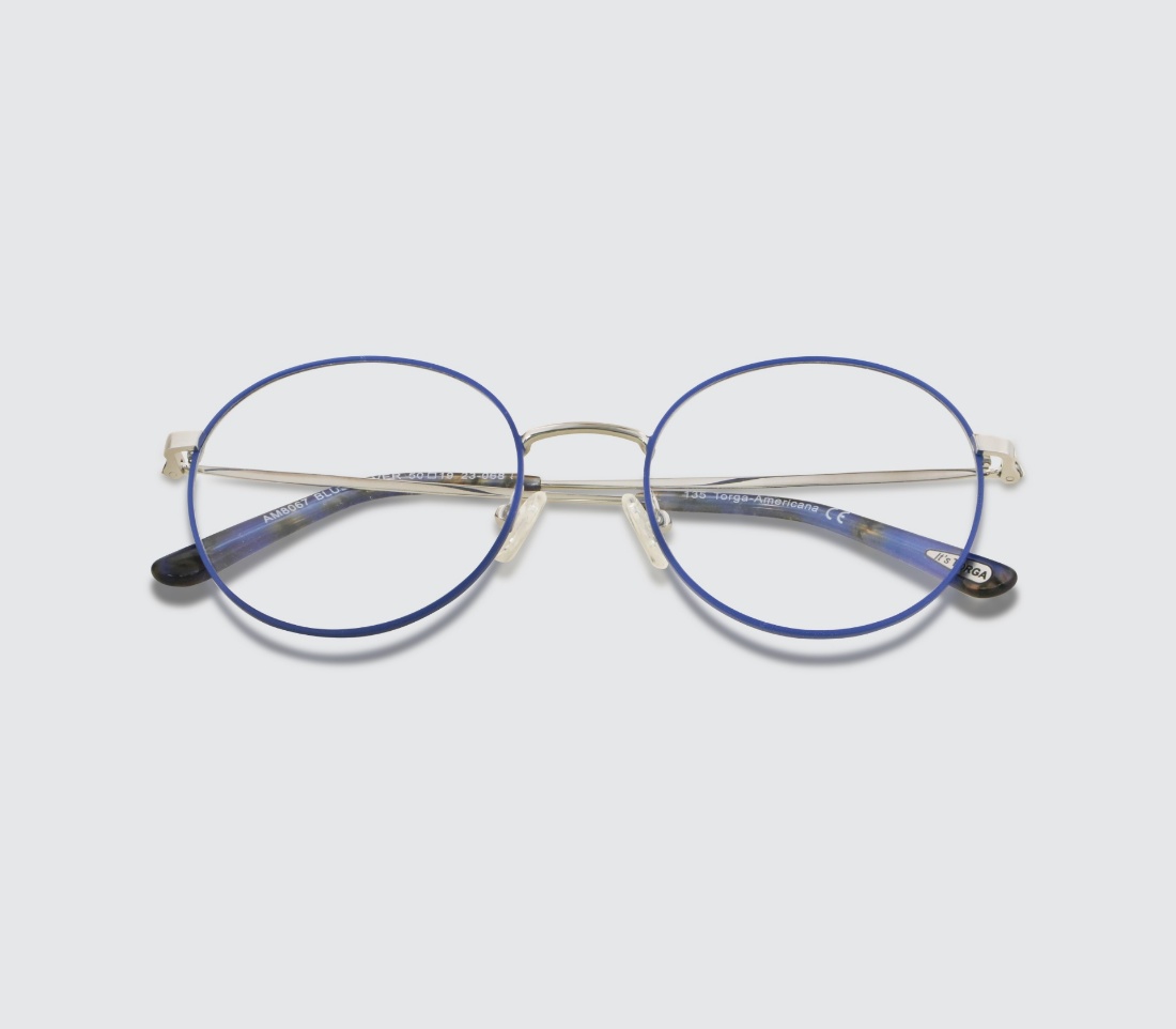 Americana 8067 Blue Silver